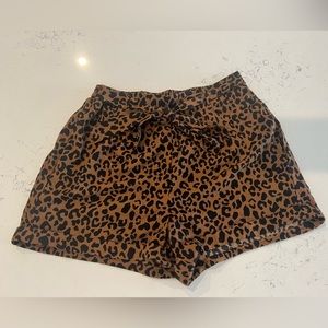 Sienna Sky Leopard Shorts